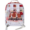 Santa Cookies Christmas Double Compartment Backpack View3