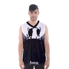 Cartoon  Adventure Time Men s Basketball Tank Top by Bedest