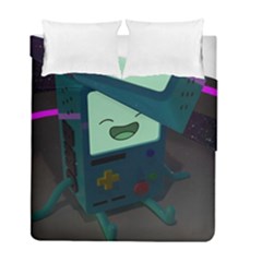 Bmo In Space  Adventure Time Beemo Cute Gameboy Duvet Cover Double Side (full/ Double Size) by Bedest