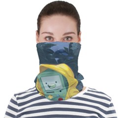 Cartoon Bmo Adventure Time Face Seamless Bandana (adult) by Bedest