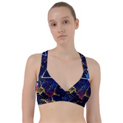 Trippy Kit Rick And Morty Galaxy Pink Floyd Sweetheart Sports Bra by Bedest
