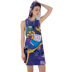 Adventure Time Finn  Jake Marceline Racer Back Hoodie Dress by Bedest