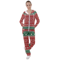 Merry Christmas  Pattern Women s Tracksuit by artworkshop