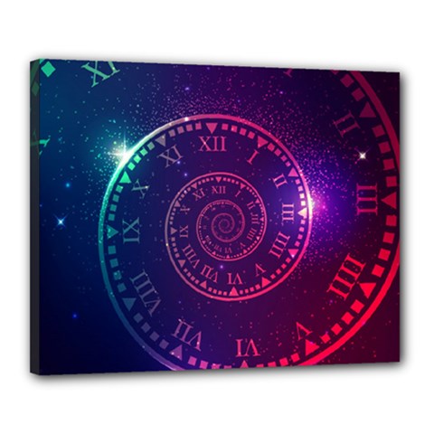 Time Machine Canvas 20  X 16  (stretched) by Hannah976