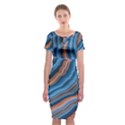 Dessert waves  Pattern  all over Print design Classic Short Sleeve Midi Dress View1