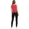 Seamless Watermelon Surface Texture V-Neck Cropped Tank Top View2