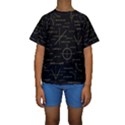 Abstract Math Pattern Kids  Short Sleeve Swimwear View1