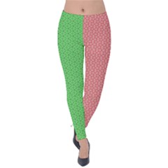  Spooky Pink Green Halloween  Velvet Leggings by ConteMonfrey