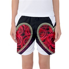 Love Design Women s Basketball Shorts by TShirt44