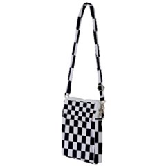 Chess Board Background Design Multi Function Travel Bag by Apen