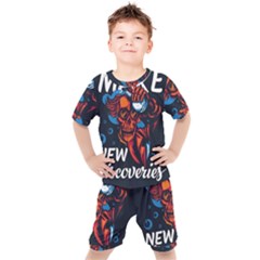 Make Devil Discovery  Kids  T-shirt And Shorts Set by Saikumar