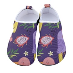 Exotic Seamless Pattern With Parrots Fruits Women s Sock-style Water Shoes by Ravend