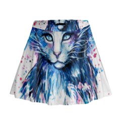 Cat Mini Flare Skirt by saad11