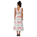 Christmas Sleeveless Cross Front Cocktail Midi Chiffon Dress View4