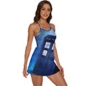 Tardis Doctor Who Space Blue 2-in-1 Flare Activity Dress View3