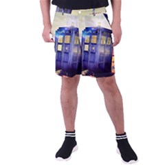 Tardis Wilderness Doctor Who Men s Pocket Shorts by Cendanart