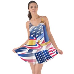 United States Of America Usa  Images Independence Day Love The Sun Cover Up by Ket1n9