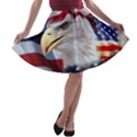 United States Of America Images Independence Day A-line Skater Skirt View1