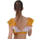 Beer Alcohol Drink Drinks Plunge Frill Sleeve Bikini Top View2