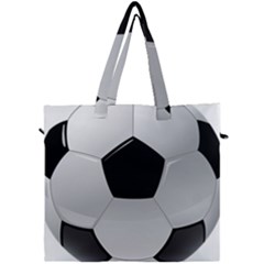 Soccer Ball Canvas Travel Bag by Ket1n9