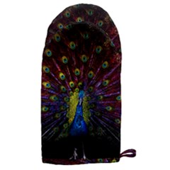 Beautiful Peacock Feather Microwave Oven Glove by Ket1n9