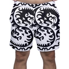 Ying Yang Tattoo Men s Shorts by Ket1n9