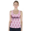 Alien Pattern Pink Racer Back Sports Top View1