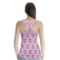 Alien Pattern Pink Racer Back Sports Top View2