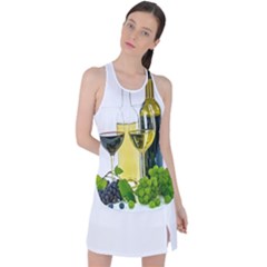 White Wine Red Wine The Bottle Racer Back Mesh Tank Top by Ket1n9