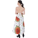 Seamless Background Pattern-with-watermelon Slices Tie Back Maxi Dress View2