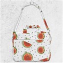 Seamless Background Pattern-with-watermelon Slices MacBook Pro 13  Shoulder Laptop Bag  View1