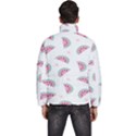 Fresh Watermelon Slices Texture Men s Puffer Bubble Jacket Coat View4