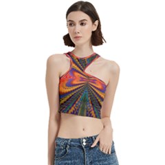 Casanova Abstract Art-colors Cool Druffix Flower Freaky Trippy Cut Out Top by Ket1n9