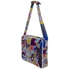 Graffiti Mural Street Art Painting Cross Body Office Bag by Ket1n9