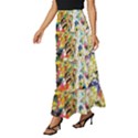 Multicolor Anime Colors Colorful Tiered Ruffle Maxi Skirt View2