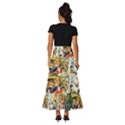 Multicolor Anime Colors Colorful Tiered Ruffle Maxi Skirt View4