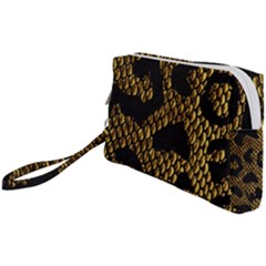 Metallic Snake Skin Pattern Wristlet Pouch Bag (small) by Ket1n9