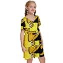 Georgia Institute Of Technology Ga Tech Kids  Short Sleeve Tiered Mini Dress View3