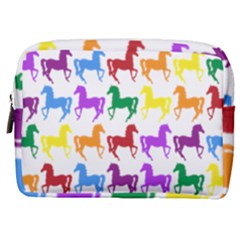 Colorful Horse Background Wallpaper Make Up Pouch (medium) by Hannah976