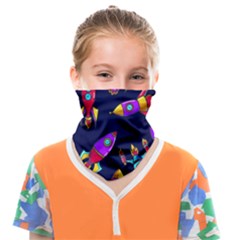 Space Patterns Face Covering Bandana (kids) by Hannah976