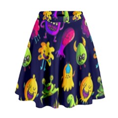 Space Patterns High Waist Skirt by Hannah976