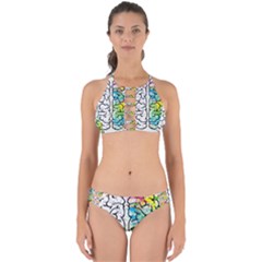 Brain Mind Psychology Idea Drawing Perfectly Cut Out Bikini Set by Ndabl3x