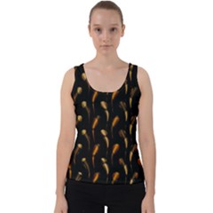 Abstract Art Pattern Warm Colors Velvet Tank Top by Ndabl3x