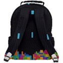 Tetris Game Rounded Multi Pocket Backpack View3