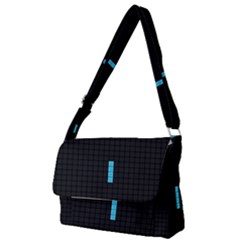 Tetris Game Full Print Messenger Bag (s) by Cendanart