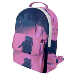 Beeple Astronaut Spacesuit 3d Digital Art Artwork Jungle Flap Pocket Backpack (small) by Cendanart