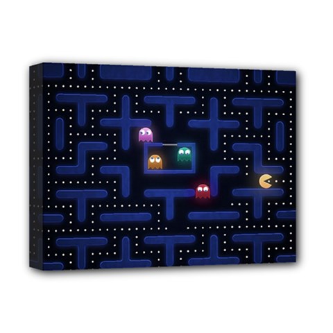 Retro Games Deluxe Canvas 16  X 12  (stretched)  by Cendanart