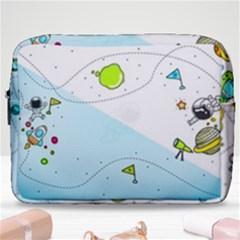 Astronaut Spaceship Make Up Pouch (large) by Bedest