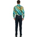 Painting Liquid Water Men s Long Sleeve Pocket Shirt  View2