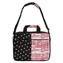 American Flag Black & Red Stars 13  Shoulder Laptop Bag  by CoolDesigns